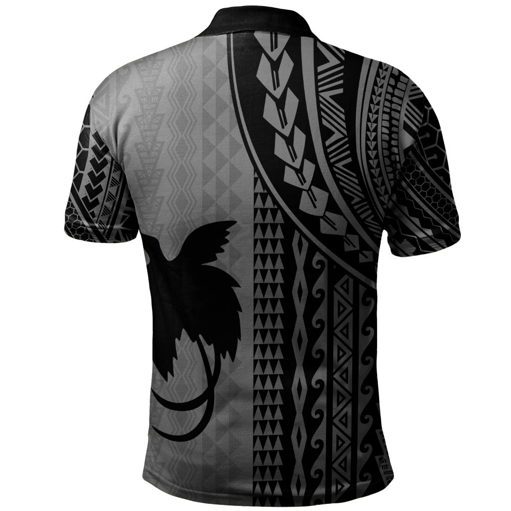 Papua New Guinea Polo Shirt Polynesian Tattoo