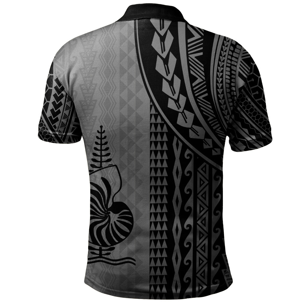New Caledonia Polo Shirt Polynesian Tattoo