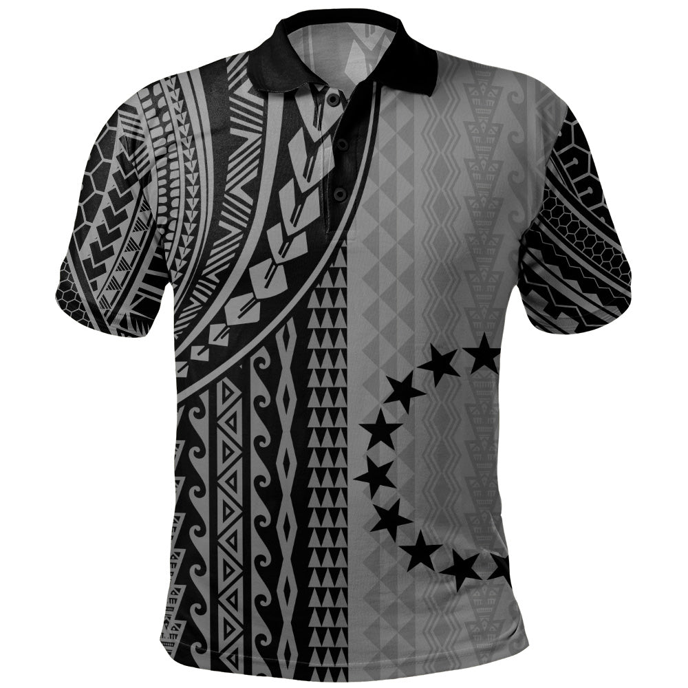 Cook Islands Polo Shirt Polynesian Tattoo