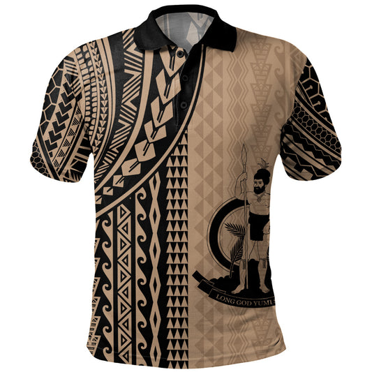 Vanuatu Polo Shirt Polynesian Tattoo