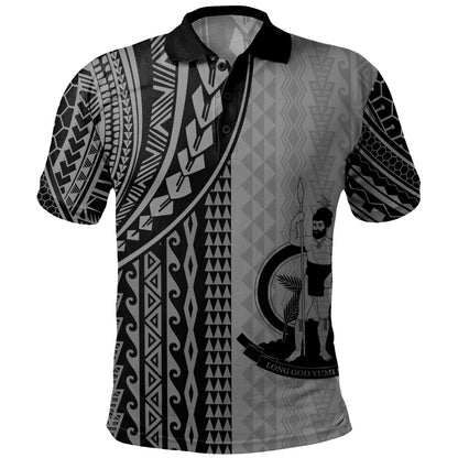 Vanuatu Polo Shirt Polynesian Tattoo