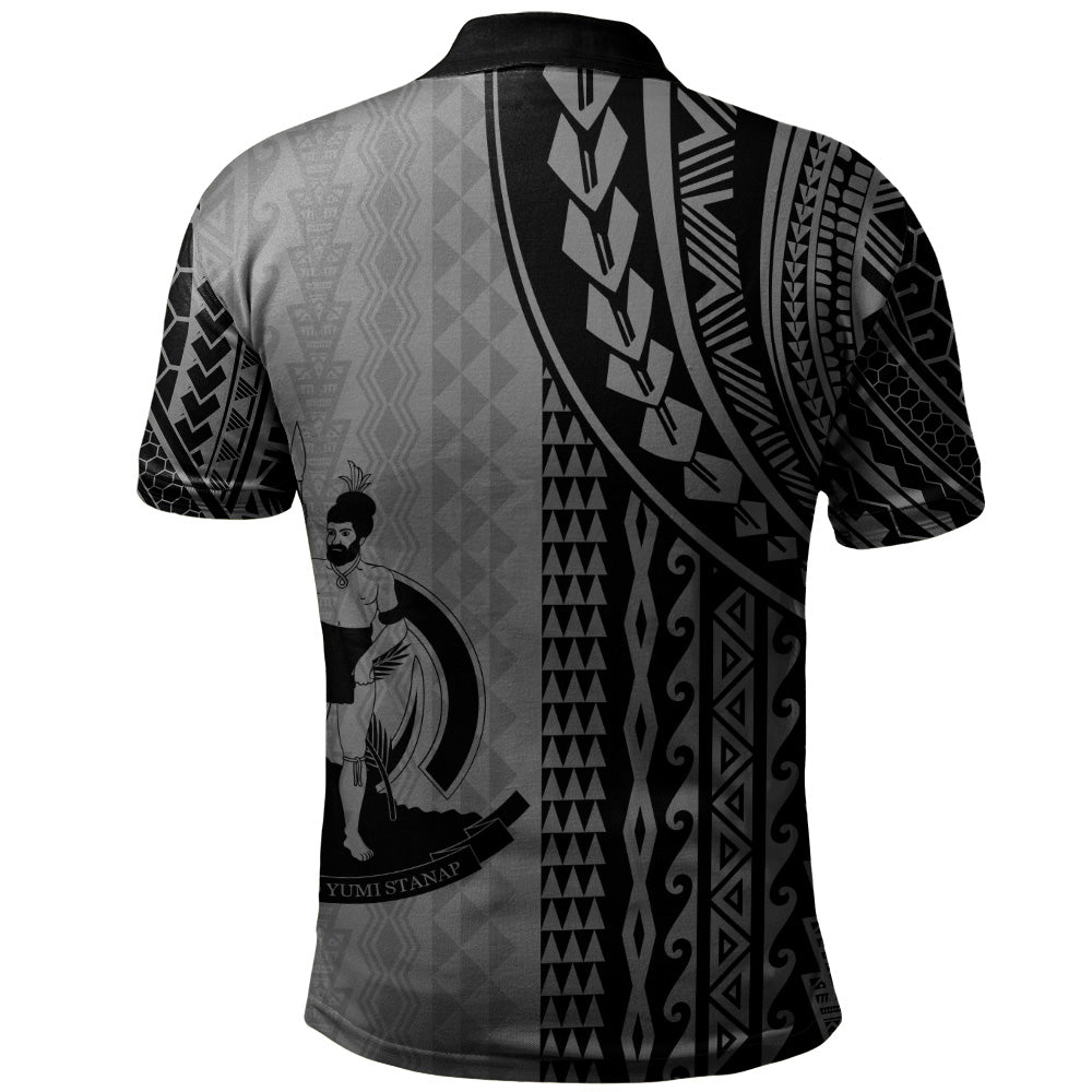Vanuatu Polo Shirt Polynesian Tattoo
