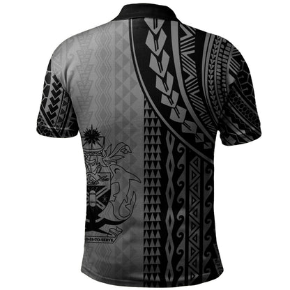 Solomon Islands Polo Shirt Polynesian Tattoo