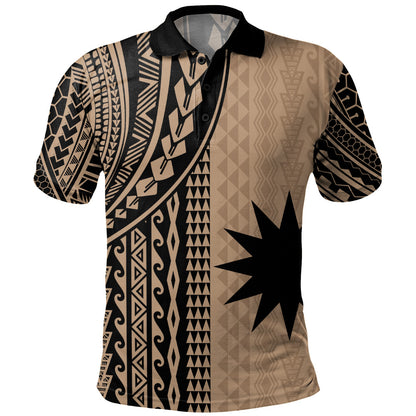 Nauru Polo Shirt Polynesian Tattoo