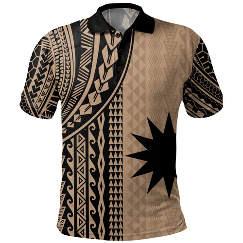 Nauru Polo Shirt Polynesian Tattoo