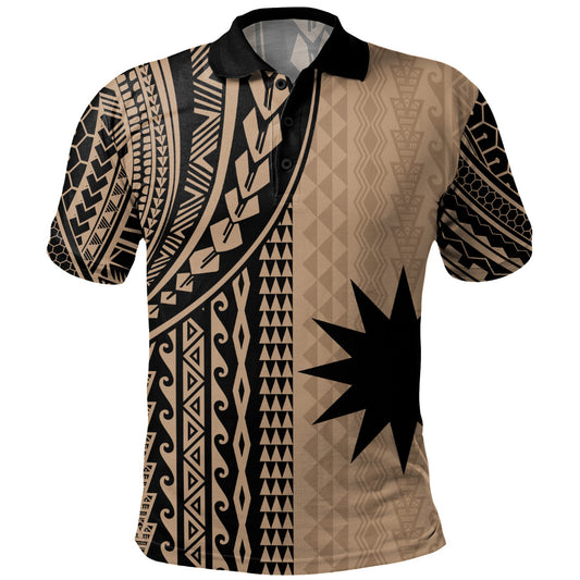 Nauru Polo Shirt Polynesian Tattoo