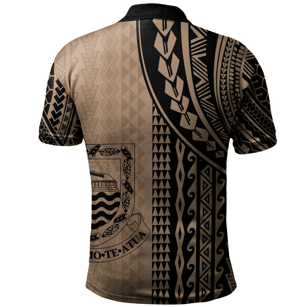 Tuvalu Polo Shirt Polynesian Tattoo