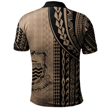Tuvalu Polo Shirt Polynesian Tattoo