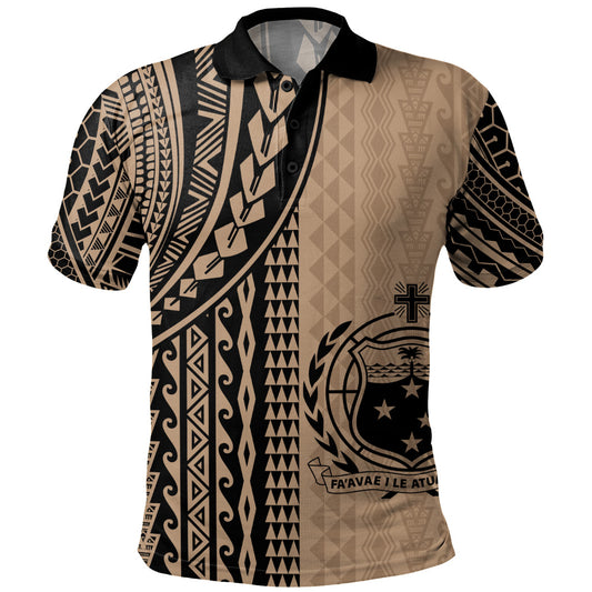 Samoa Polo Shirt Polynesian Tattoo