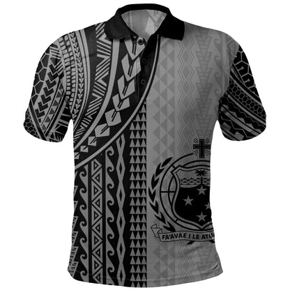 Samoa Polo Shirt Polynesian Tattoo