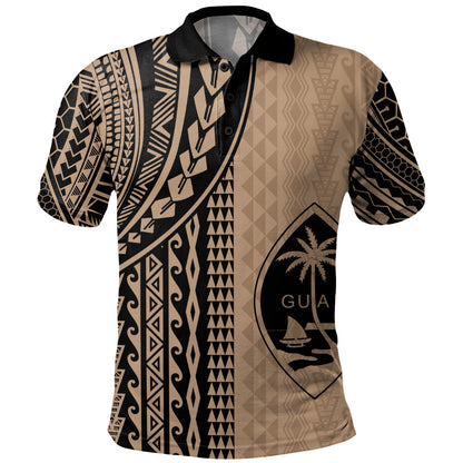 Guam Polo Shirt Polynesian Tattoo