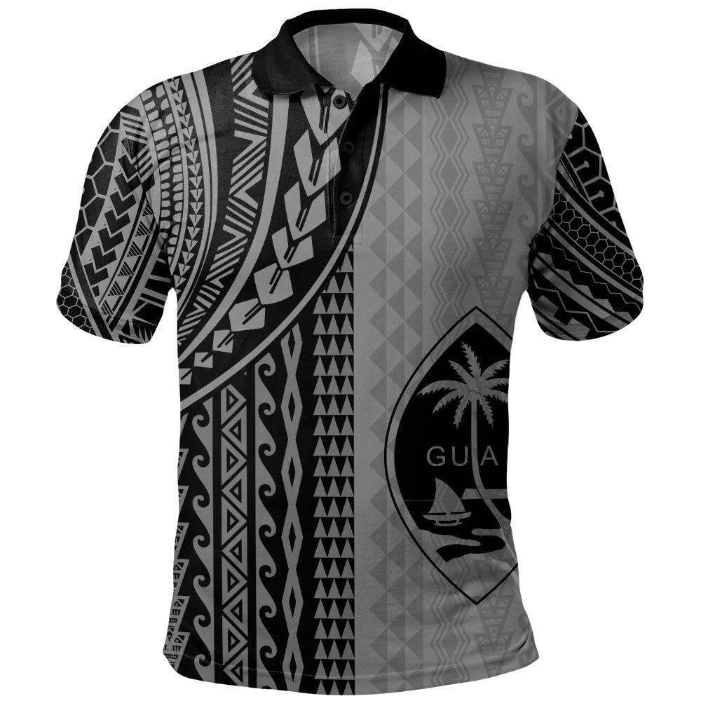Guam Polo Shirt Polynesian Tattoo