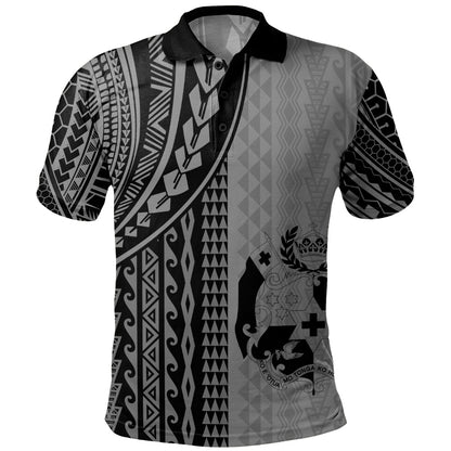 Tonga Polo Shirt Polynesian Tattoo