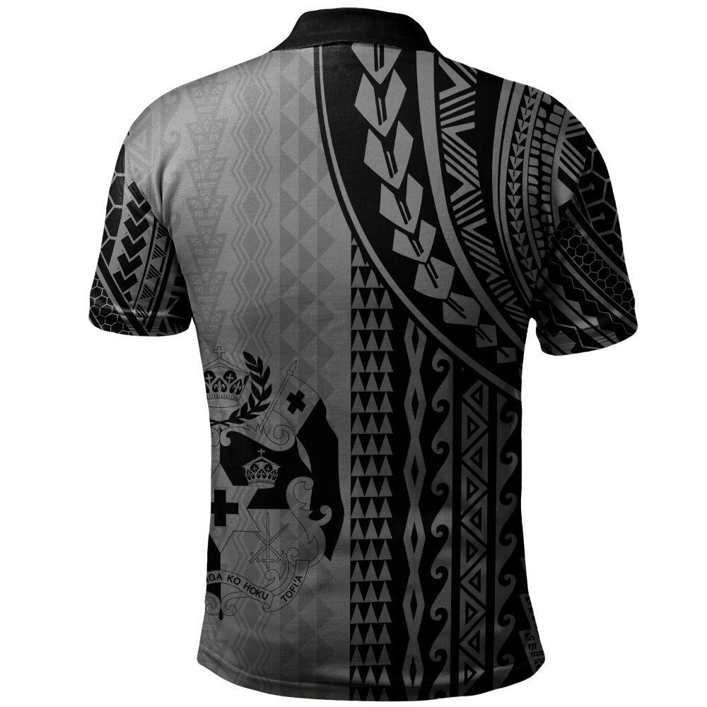 Tonga Polo Shirt Polynesian Tattoo