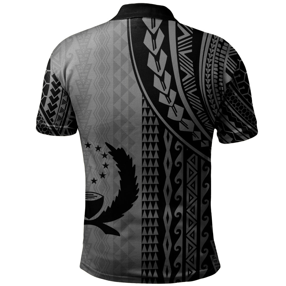 Pohnpei State Polo Shirt Polynesian Tattoo