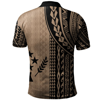 Kosrae Polo Shirt Polynesian Tattoo