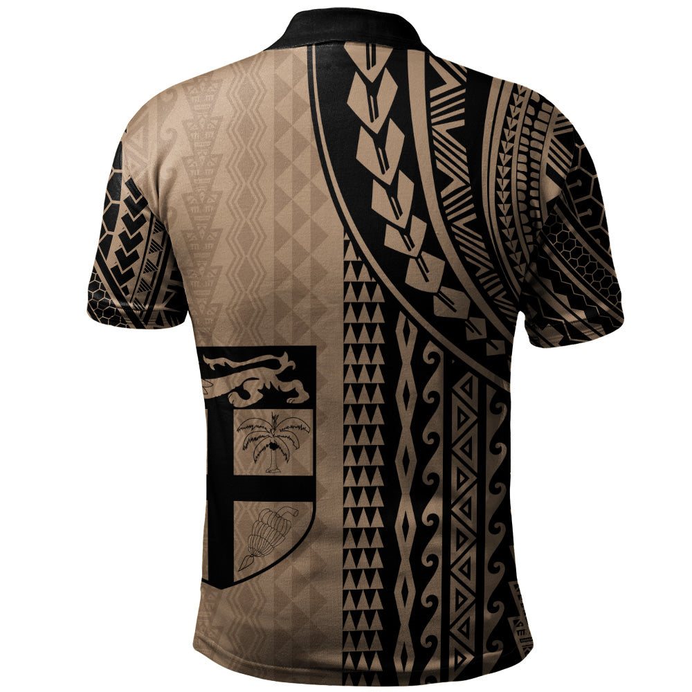 Fiji Polo Shirt Polynesian Tattoo