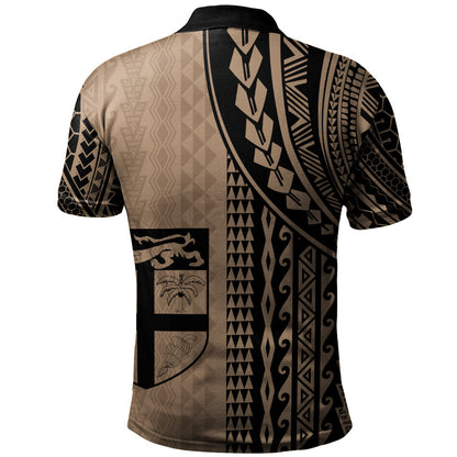 Fiji Polo Shirt Polynesian Tattoo
