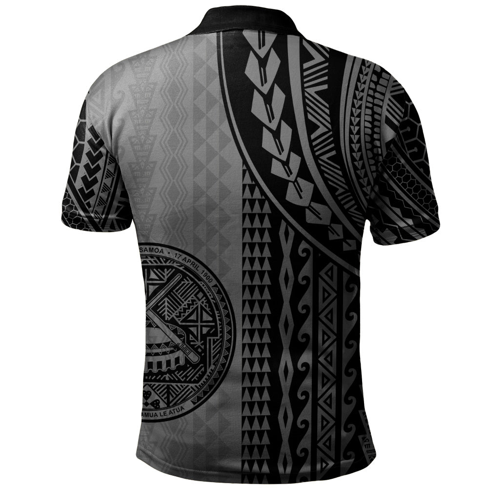 American Samoa Polo Shirt Polynesian Tattoo