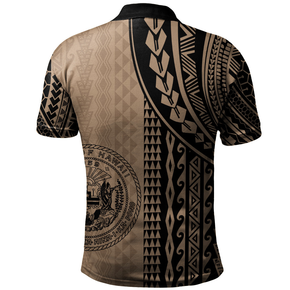 Hawaii Polo Shirt Polynesian Tattoo