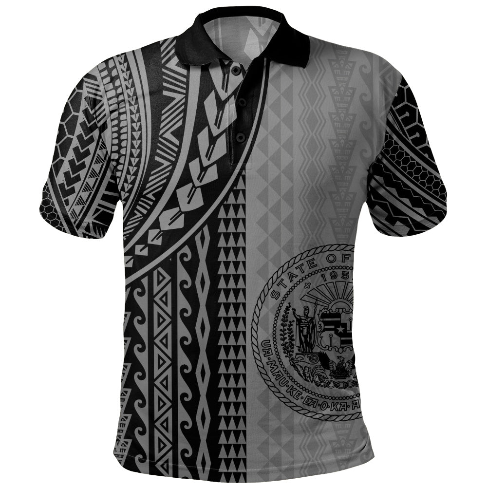 Hawaii Polo Shirt Polynesian Tattoo