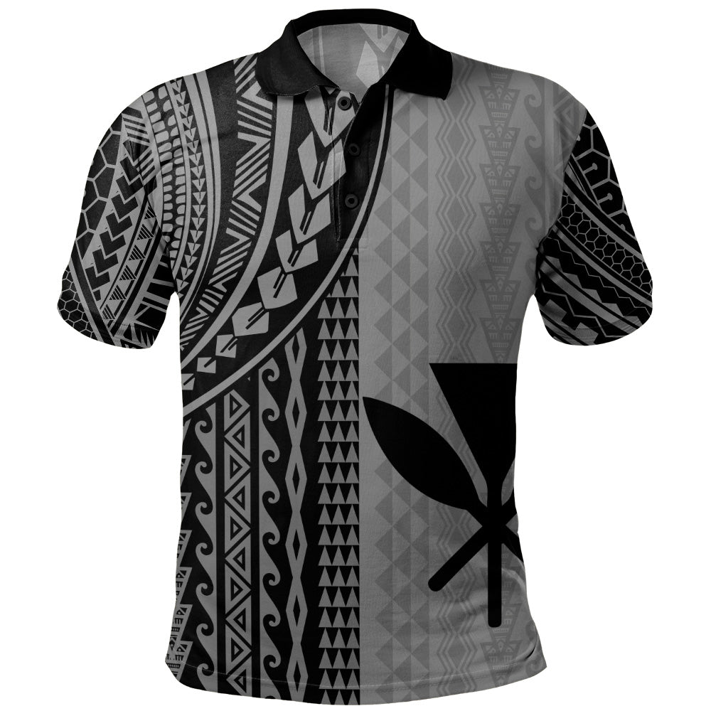 Hawaii Polo Shirt Kanaka Maoli Polynesian Tattoo