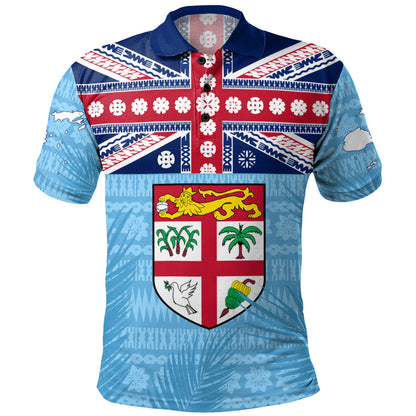 Fiji Polo Shirt Fiji Day Island Crest Pride