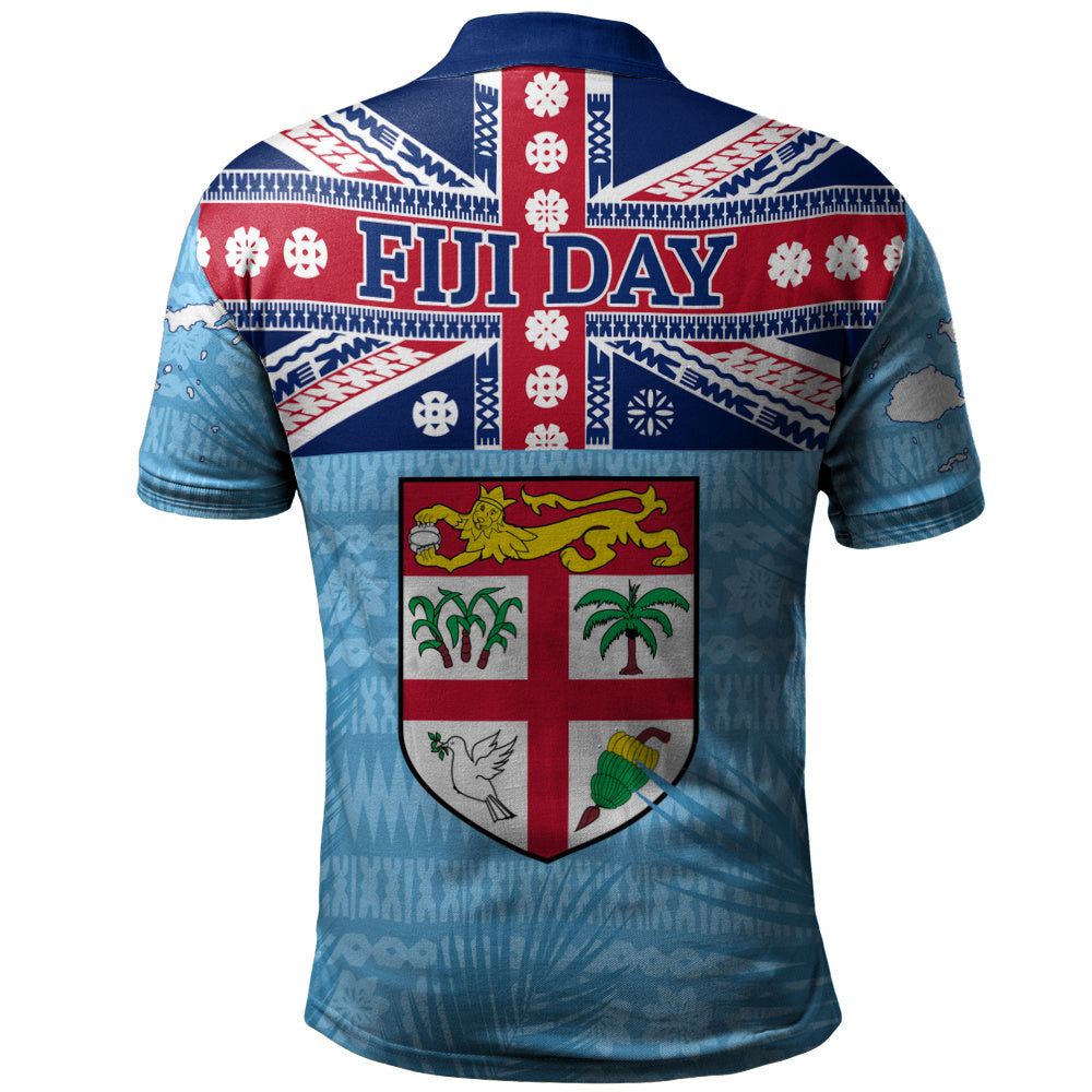 Fiji Polo Shirt Fiji Day Island Crest Pride