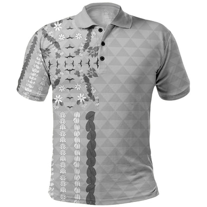 Hawaii Polo Shirt Lei Flower Island Elegance