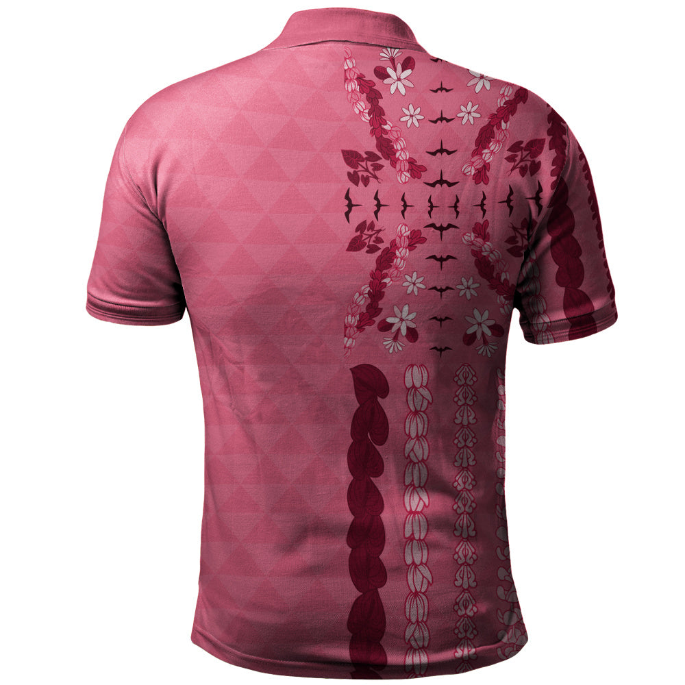 Hawaii Polo Shirt Lei Flower Island Elegance