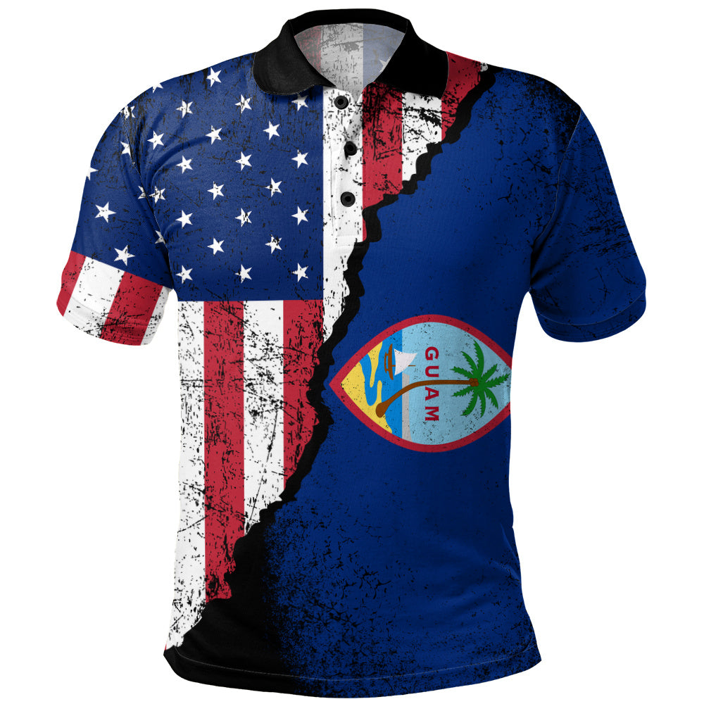 Guam Polo Shirt American Unity Style