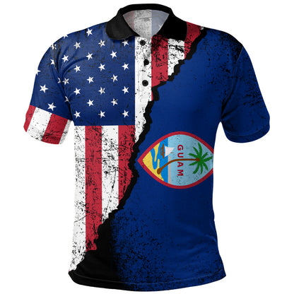 Guam Polo Shirt American Unity Style