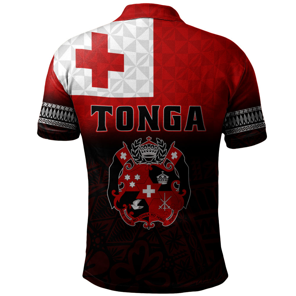 Tonga Polo Shirt Kingdom Crest 676 Island Pride