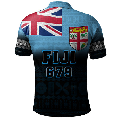 Fiji Polo Shirt 679 Island Crest Tribal Pride