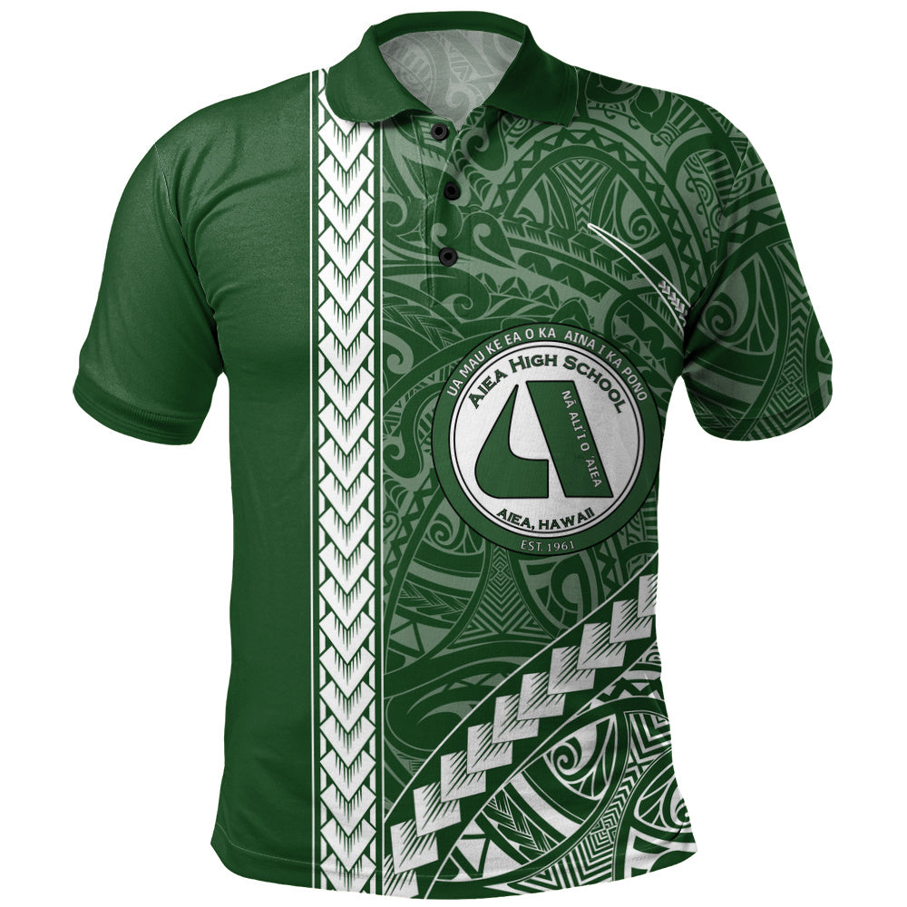 ʻAiea High School Polo Shirt Tribal Polynesian Pride Style