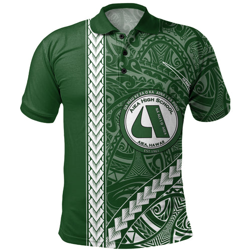 ʻAiea High School Polo Shirt Tribal Polynesian Pride Style