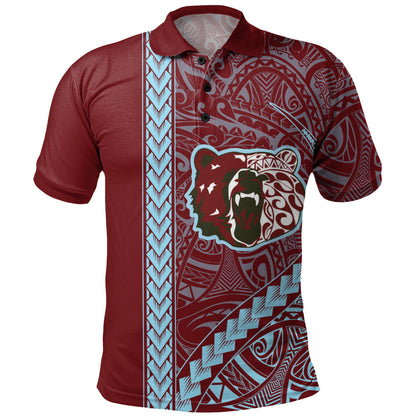 Henry Perrine Baldwin High School Polo Shirt Tribal Polynesian Pride Style
