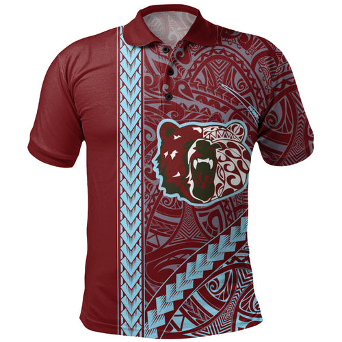 Henry Perrine Baldwin High School Polo Shirt Tribal Polynesian Pride Style