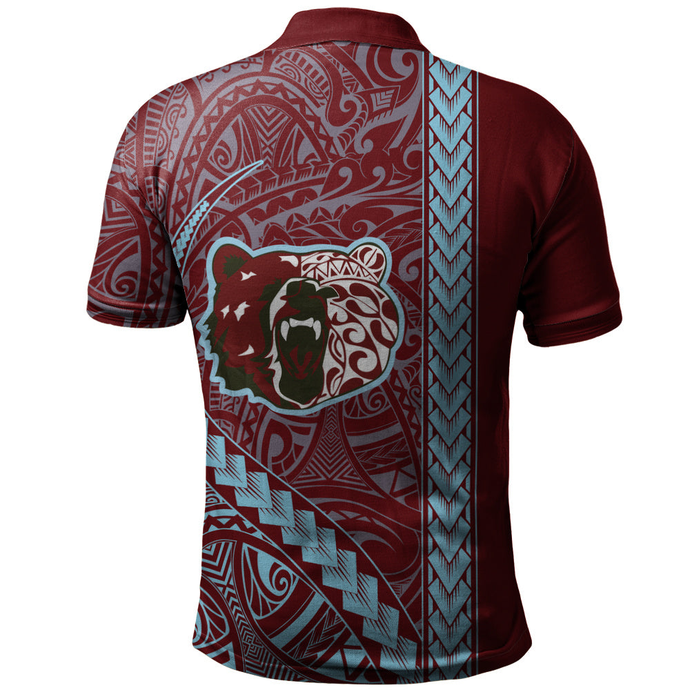 Henry Perrine Baldwin High School Polo Shirt Tribal Polynesian Pride Style