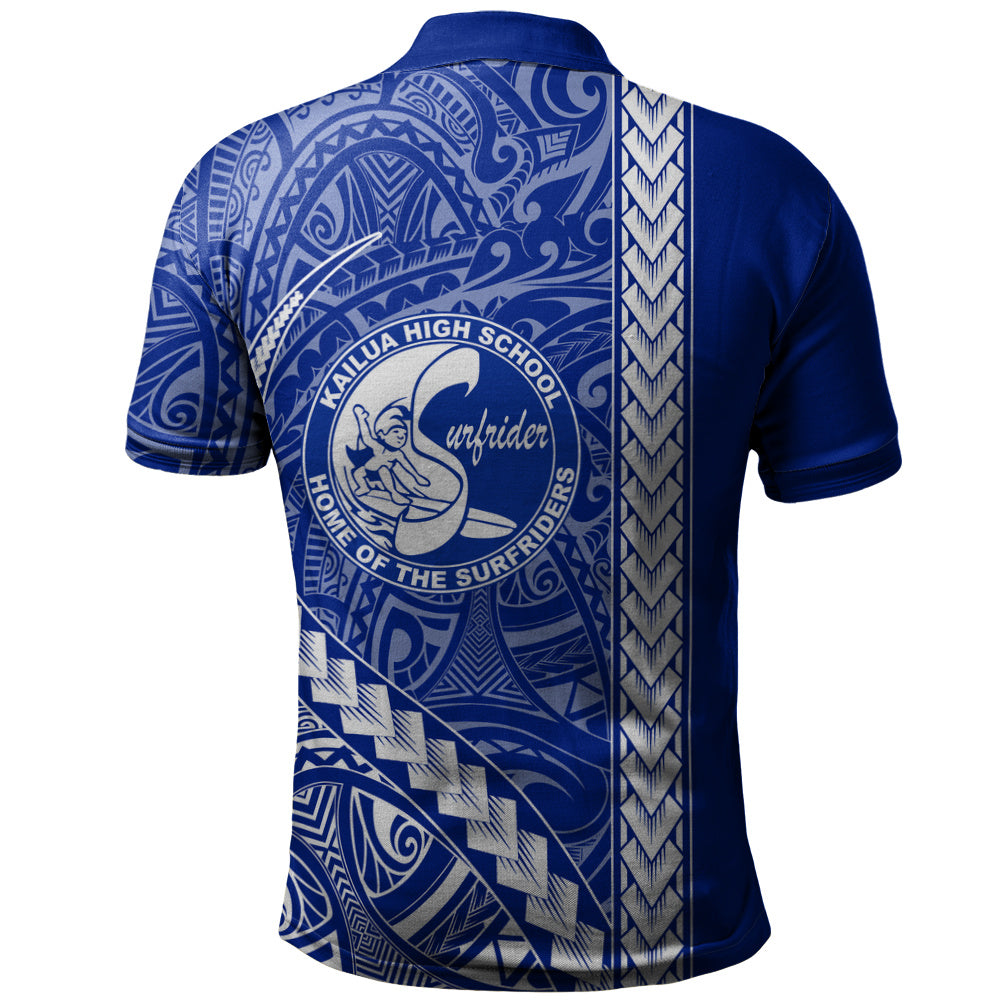 Kailua High School Polo Shirt Tribal Polynesian Pride Style