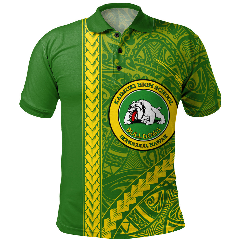 Kaimuki High School Polo Shirt Tribal Polynesian Pride Style