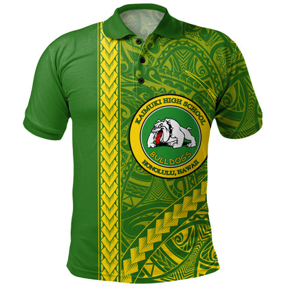 Kaimuki High School Polo Shirt Tribal Polynesian Pride Style
