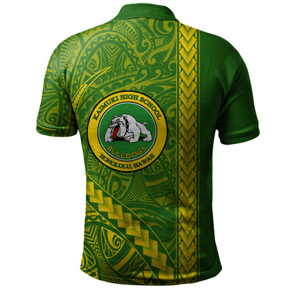 Kaimuki High School Polo Shirt Tribal Polynesian Pride Style