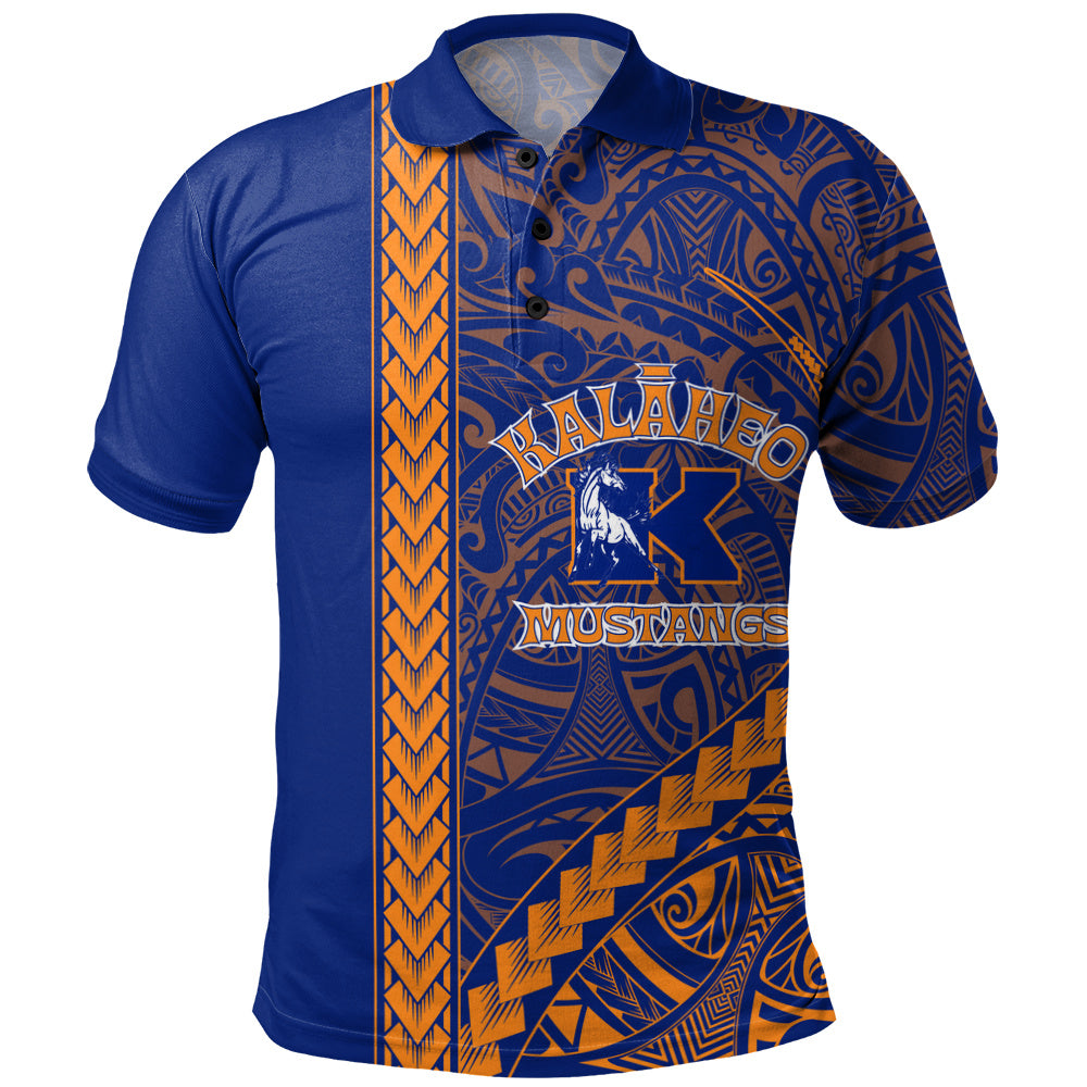 Kalaheo High School Polo Shirt Tribal Polynesian Pride Style