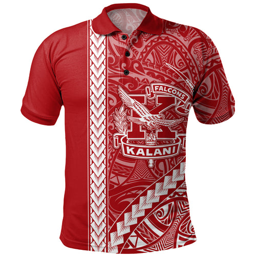 Kalani High School Polo Shirt Tribal Polynesian Pride Style