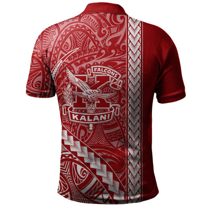 Kalani High School Polo Shirt Tribal Polynesian Pride Style