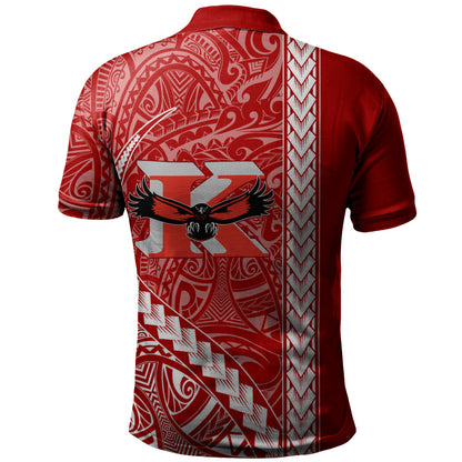 Kauai High School Polo Shirt Tribal Polynesian Pride Style