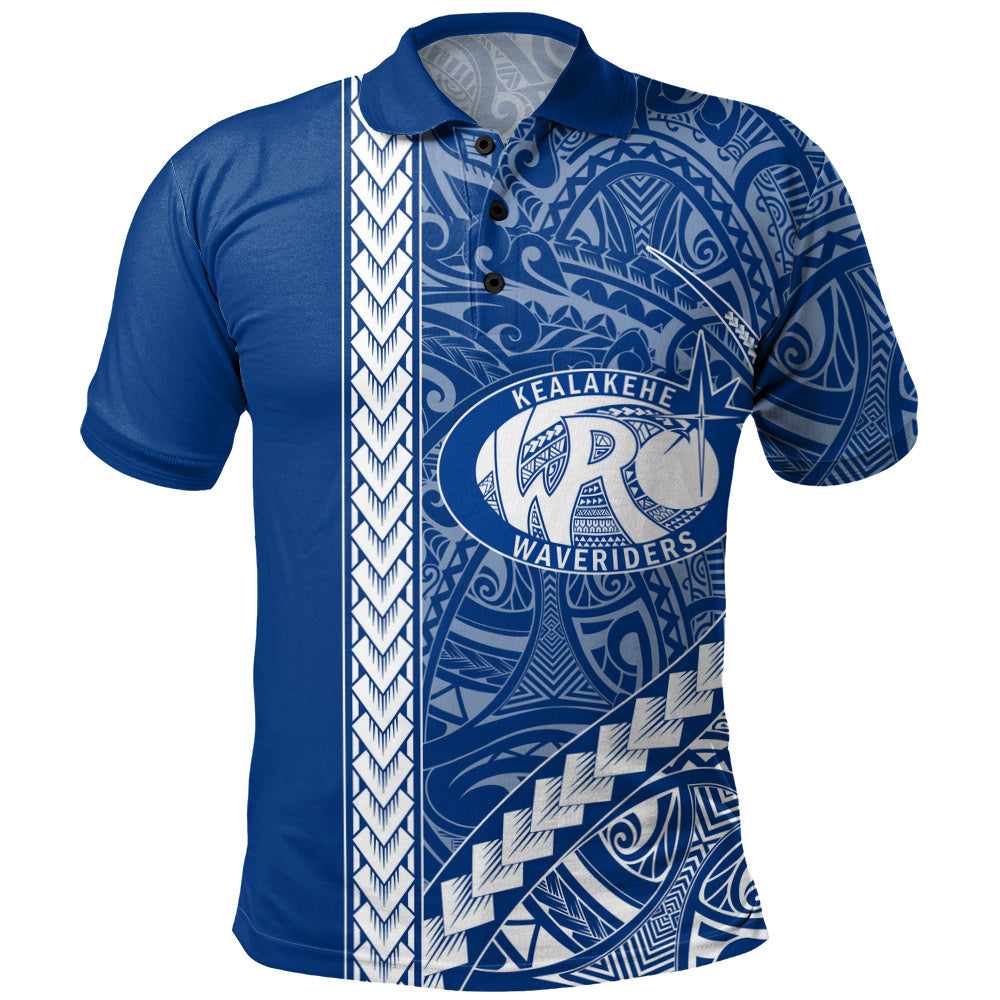 Kealakehe High School Polo Shirt Tribal Polynesian Pride Style