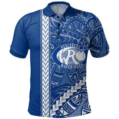 Kealakehe High School Polo Shirt Tribal Polynesian Pride Style
