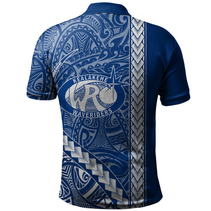 Kealakehe High School Polo Shirt Tribal Polynesian Pride Style